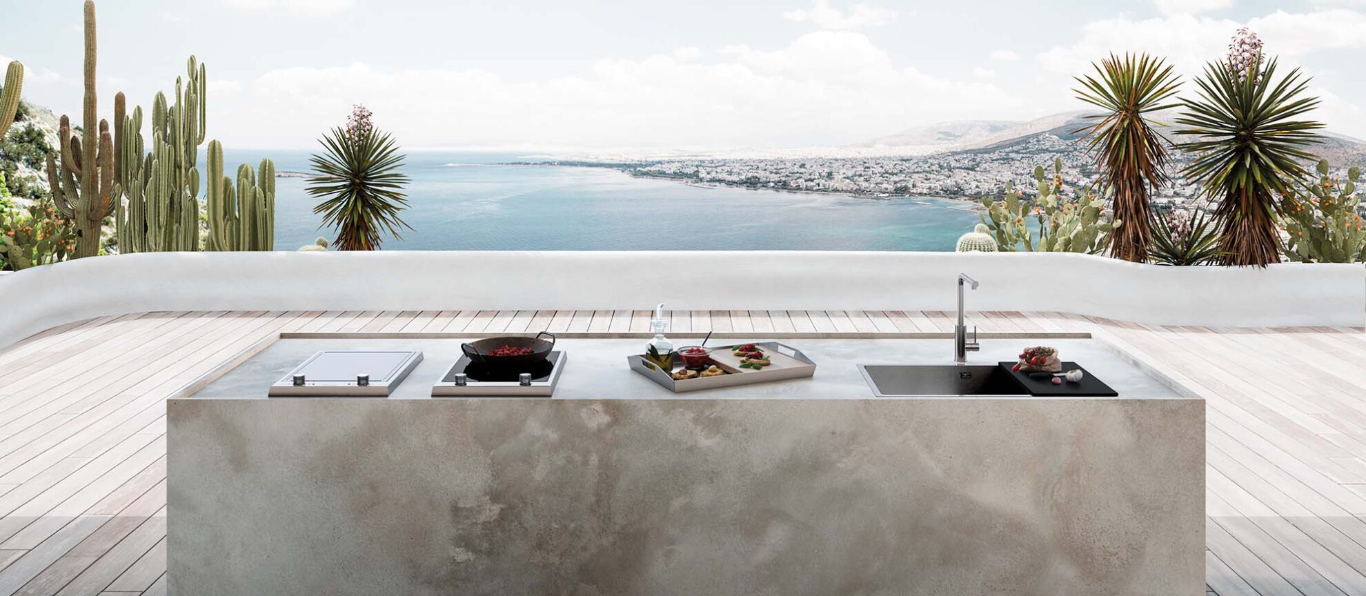Cocina exterior Barazza