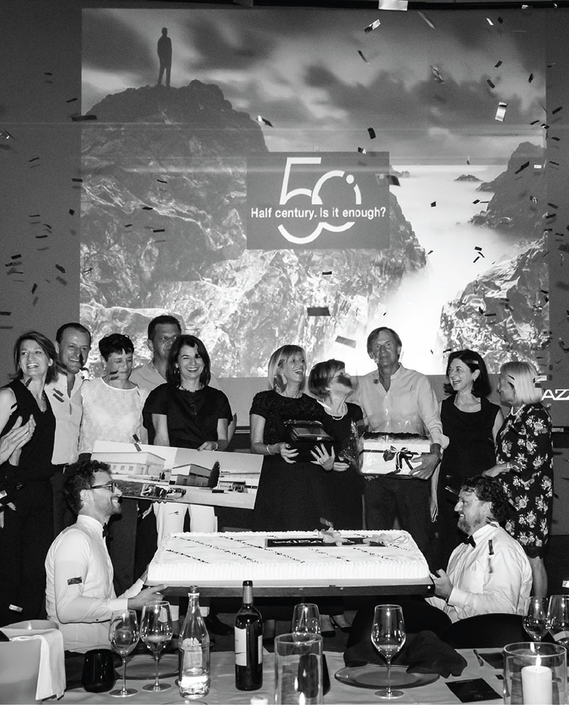 Equipo de Barazza en su 50 aniversario