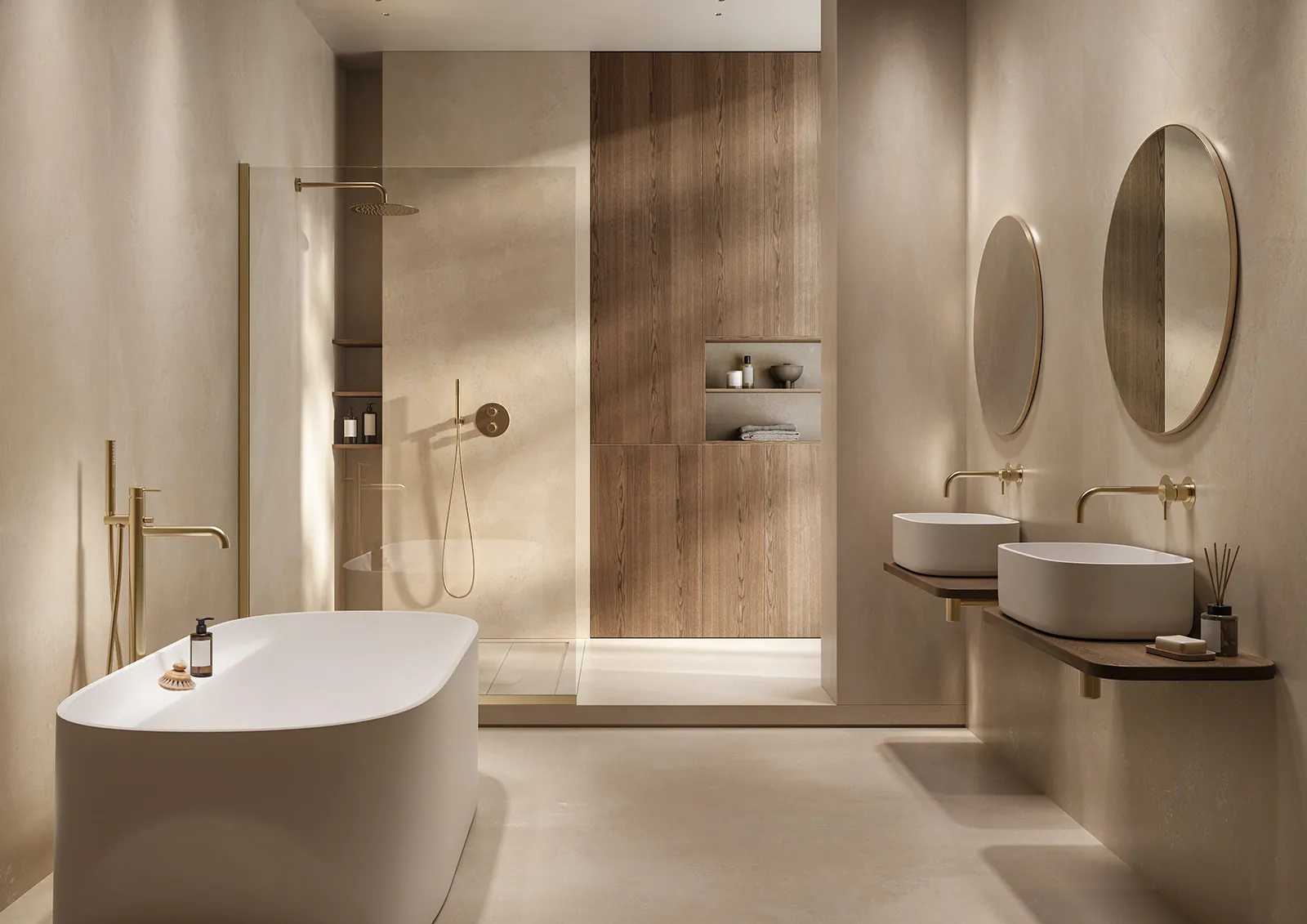 Baño con grifería Vema